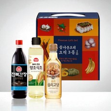 스폐셜 오일 선물세트 3종 건강 식용유 간장 식초 올리고당 모음 명절선물