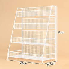 【開發票/統編】花藝置物架展示架 花束綵帶絲帶收納架 蛋糕緞帶專用展示架 多層次可調式分隔花架子, 白色四層大號【熱銷款】, 1個