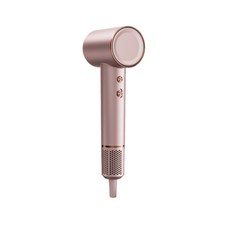 ROUUO 고급형 음이온 헤어드라이어 1400W 3단 슬라이드스위치, 로즈골드