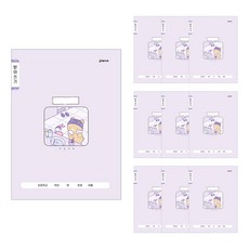 클라리온 16매 초등노트 저학년 받아쓰기 노트, A 어푸어푸, 10개