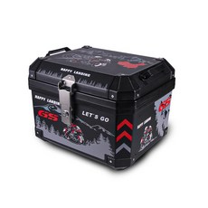 오토바이 리어백 탑박스 수납 테일박스 사이드백 백팩 36L 블랙+소프트 등받이+충격 흡수, 45L 블랙+1번 패턴+안감+소프트