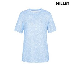 [백화점 정품] 25SS 밀레 MILLET 여성 LD MT DTP 꽃 프린트 반팔 라운드 티셔츠 MXVUT565