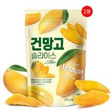 2봉지 달콤한 건망고 슬라이스 x 250g, 상세페이지 참조, 1개