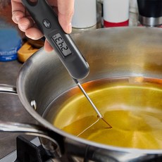 [쿠킹홈]쿠킹싸인 접이식 탐침 온도계 튀김 심부 고기온도계