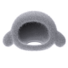 [AI ROPET 전용] KAMOMO ROBOT 헤어Hair, 그레이, 1개