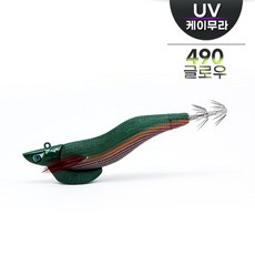 쿠로시오 도깨비 오동목 팁런 에기 무늬오징어 TR, 1개, 25g, 05. 해송그린_3.0호