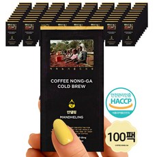 [대용량] 커피농가 더치커피 만델링 G1 콜드브루, 40ml, 100개, 1개입