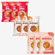 [당일 출고] 두끼 밀&쿡 두끼 쫄볶이 3팩 /즉석 떡볶이 3팩/로제 떡볶이 3팩 중 택1, 두끼 즉석떡볶이 3팩