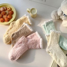 해시그라운드 D04 임산부 산후조리 통통 루즈 면양말 5세트