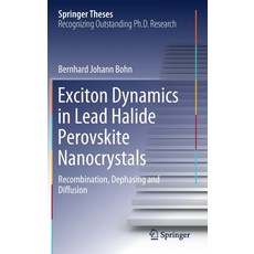 (영문도서) Exciton Dynamics in Lead Halide Perovskite Nanocrystals: Recombination Dephasing and Diffusion Hardcover, Springer, English, 9783030709396