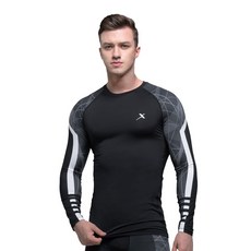 기어엑스 뉴 스포츠 플러스 남성 긴팔 라운드02-1(블랙)