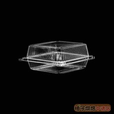 (柚子烘焙食品)SD-500_蔬果盒-嵌合式 800入/箱 方型蔬果盒 生菜盒 漢堡盒 蛋糕盒 食品盒 透明盒食品透明盒, 1個