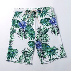 해외 외국 동남아 서양 유럽 신혼 여행 휴양지 이쁜 예쁜 수영장 고급스러운 화려한 무늬 패턴 커플 룩 비치웨어 옷 수영복 치마 투피스 원피스 반팔 반바지 세트 해변 용, XL