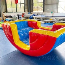 바이킹시소 에어바이킹 놀이기구 물놀이 실내 놀이터 키즈카페, 1개, 컬러 보트