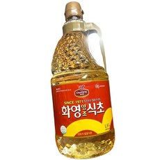 화영양조 식초 쉐프원 1.8L 6개입 업소용 양조식초, 6개