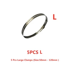 5/10/20Pcs 범용 스테인레스 스틸 액슬 CV 조인트 부트 크림프 클램프 키트 드라이브 샤프트 CV 부트 클램, 04 5pcs L