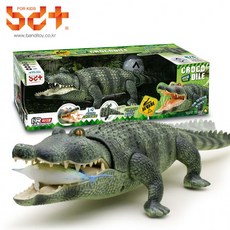 반디 크로커다일 무선조종 1세트 RC 악어 장난감 적외선 리모콘 동물 파충류 서프라이즈 원격 남아 선물, 단품