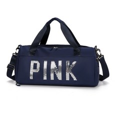 外出健身旅行單肩包，大容量乾濕分離運動包，時尚多功能游泳包, 1個, 藍色