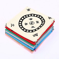 第2代 加厚靜音麻將桌布, 1個, 1米帶兜處理款 隨機顏色