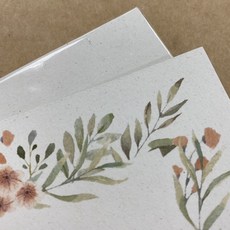 Fion環保再生棉絮紙350磅，A3/A4/A5/A6尺寸可選，適用於手繪、手作、禪繞畫等，環保材質，手感極佳, 1個, 方,7x7.5cm-30張