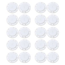 플라스틱 자석단추 26mm 의류자석단추 가방부자재, 10개, 화이트