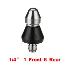 하수구 청소 도구 와셔 분사 커넥터 5000PSI 호스용 파이프 언클로거 압력 제터 깍지 1/4 배수, C, 1개