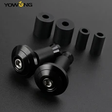 혼다 CBR 600 F2 F3 F4 CB599 CBR600RR 오토바이 그립 엔드 핸들 바 캡 플러그, 03 BK