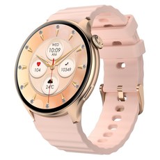 블루투스 스마트워치 BEY5A 통화가능 GPS 운동 손목시계, GPS + 블루투스, 3.7cm, 골드