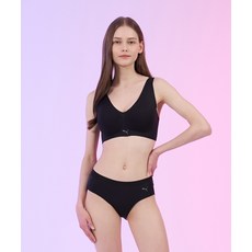 [국내매장정품] 푸마 PUMA BODYWEAR 여성 스킨라이크 프리컷 브라팬티 세트 블랙 PMFYIBN6400 153143