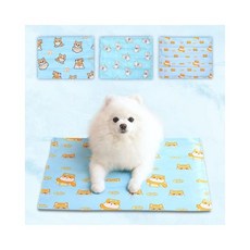 덥다고 말못하는 우리 댕댕이 써머링 쿨매트 3종(3size) 쿨매트 반려동물용품 여름용품 시원한 냉감 실내외 수면개선 여름철필수 여름철반려동물 반려동물시원함, S, 스윔도기