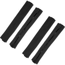 PATIKIL 18x4.3 사무용 의자 팔걸이 커버 2쌍 지퍼 탈착식 휴식 슬립커버 손걸이 보호대 블랙, Burgundy, 18"