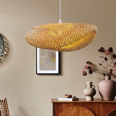 星光 LED JGL-H60271 里亞納吊燈 侘寂風 日式禪風 新中式 手工編織 餐廳燈 茶室 民宿大廳 咖啡廳 和式書房 日式居酒屋 塌塌米房間, 單吊燈 + 1燈,空台  ( 不含燈泡 )