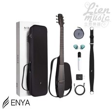 ENYA MUSIC NEXG 碳纖維智能吉他 (含配件), 黑色, 1個