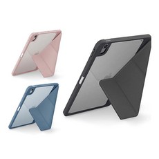 UNIQ MOVEN 磁吸帶筆槽透明平板保護套, 粉色, 1個, iPadAir11吋M2/M3/M4(2024-2026版）Air4/5代