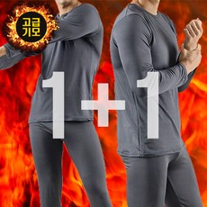 맨스핏 고급기모 남성 후끈발열 겨울 내복 내의 상하의세트 2세트