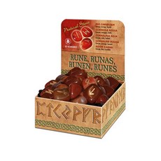 레드카넬리안룬스톤 카넬리안 룬스톤 한글해설서 주머니제공 Red Carnelian Rune, 1개