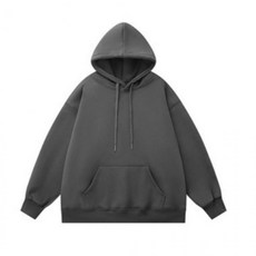 남녀공용 오버핏 베이직 후드티 커플후드 봄 가을 루즈핏 빅사이즈 후드티셔츠 면후드티 데일리룩 캠퍼스룩