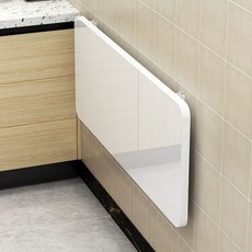 아일랜드 접이식 테이블 수납장 홈바 이동식 보조테이블, 60x50