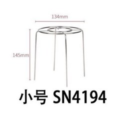 (烘焙廚房)SN4193台灣三能烘焙器具304不鏽鋼蛋糕叉6吋8吋蛋糕模倒扣架蛋糕冷卻架蛋糕叉蛋糕架倒扣叉SN4194, 1個, SN4194(約6-8吋用)