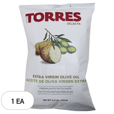 토레스 셀렉타 엑스트라버진 올리브오일 감자칩, 125g, 1개