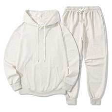 ILLUSO 標準刷毛連帽束口運動服上下套裝