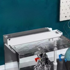 어항 걸이식 여과기 소형 수조 수질정화 구피 똥집기, 1개