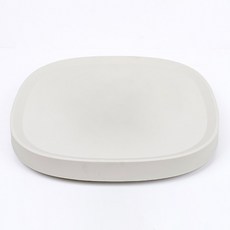 화분 이동식받침대 타원형화분받침, 미색