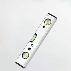 자석 수평자 수평계 30cm, 실버