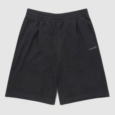 르꼬끄 M 와플 루즈핏 5부 숏팬츠 B1 QR121LHP21 BLK WGR