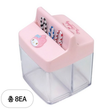 바이하츠 사각 자석 크립통, 마이멜로디, 8개