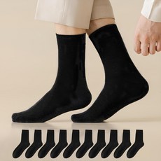 Socks Panda 男士素色純色中筒襪10雙組