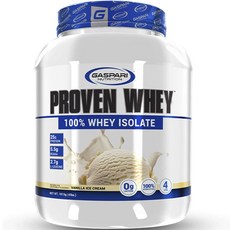 Gaspari 營養證明乳清分離蛋白香草冰淇淋味, 1815g, 1個