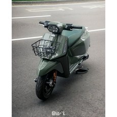 翔哥精選 Ghost 通用型鋁合金菜籃 蘭美達Lambretta X300適用 置物籃 買菜籃 提籃 義大利風格, 1個, 蘭美達 Ghost 通用型鋁合金菜籃,鋼鐵灰 提袋