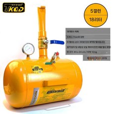 차량 공기 주입기 타이어 에어 화물차 바람 바퀴 펌프 압력계, 3. 순수 구리 밸브(철 배기)